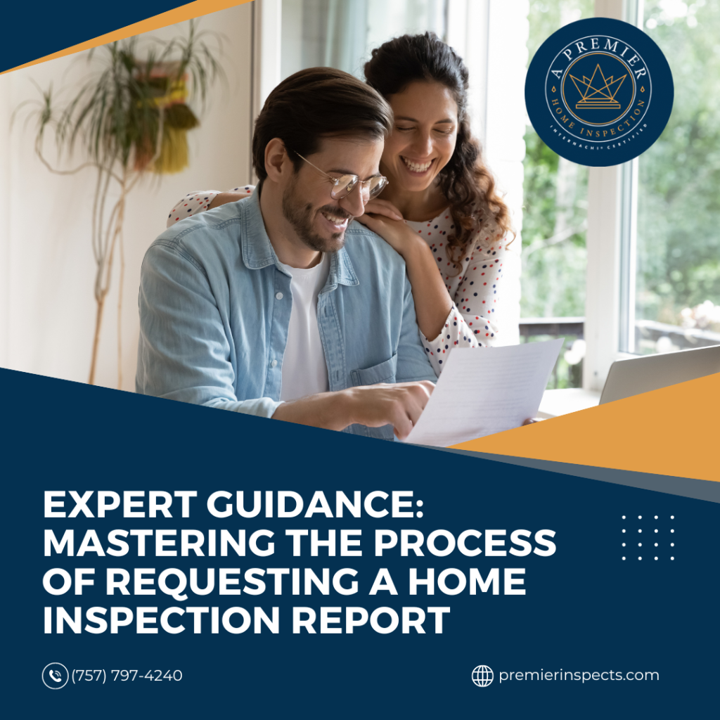 a smiling couple reviewing a document together at home,