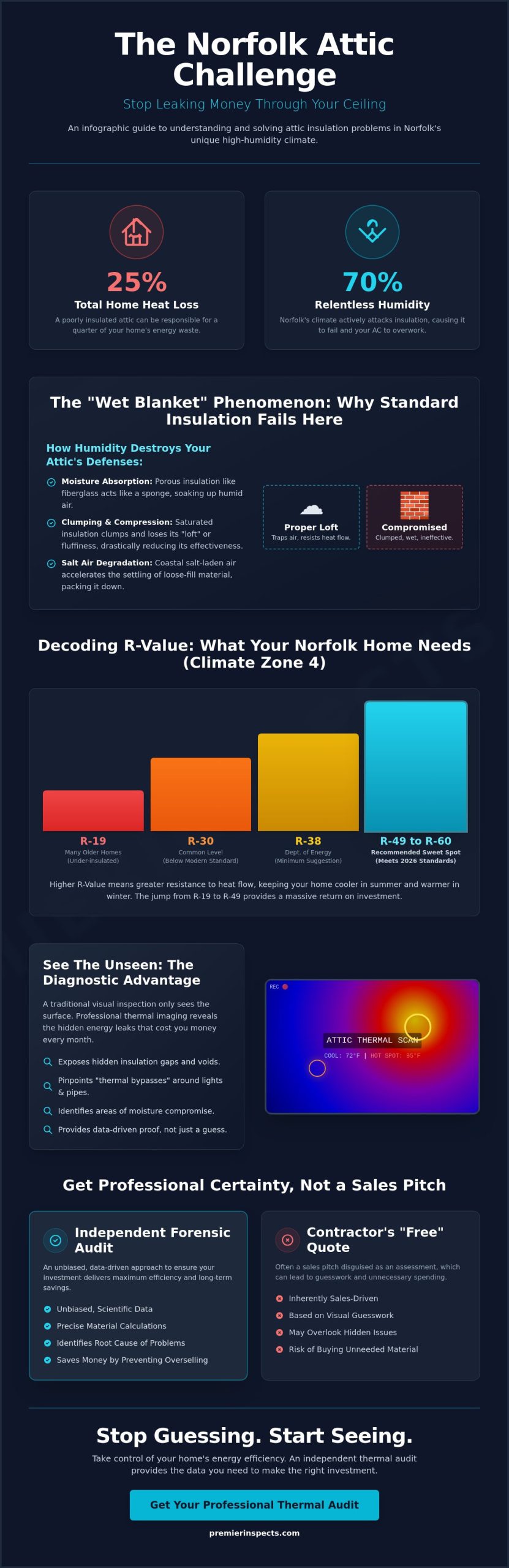 Thermal Imaging for Attic Insulation in Norfolk, VA: The 2026 Blow-In Estimator Guide