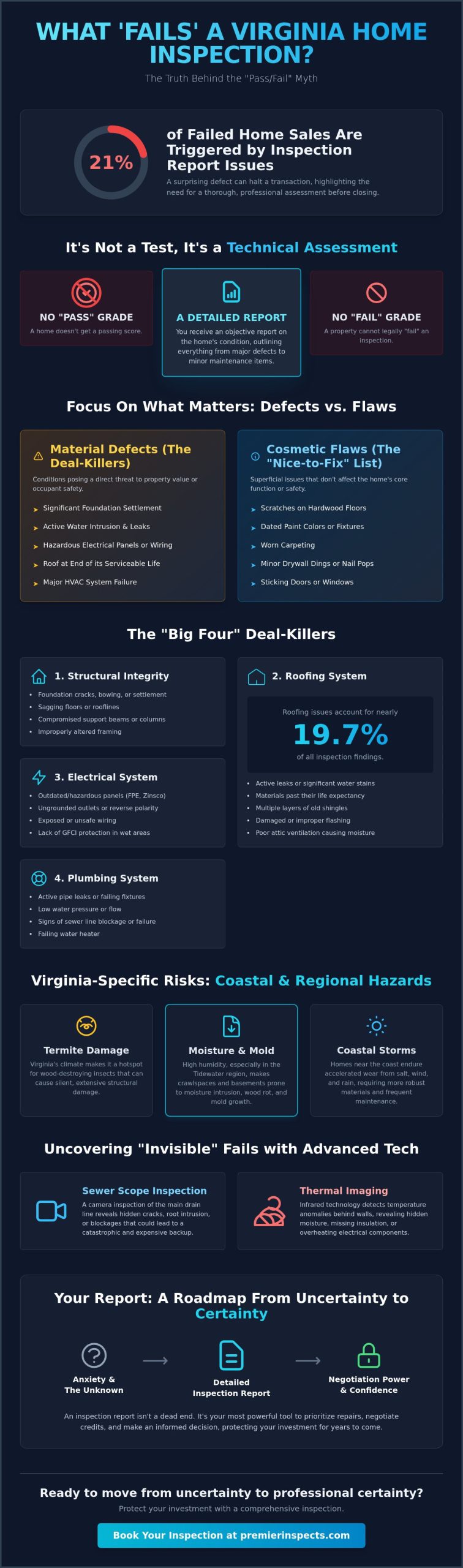 What Fails a Home Inspection in Virginia? 2026 Buyer & Seller Guide