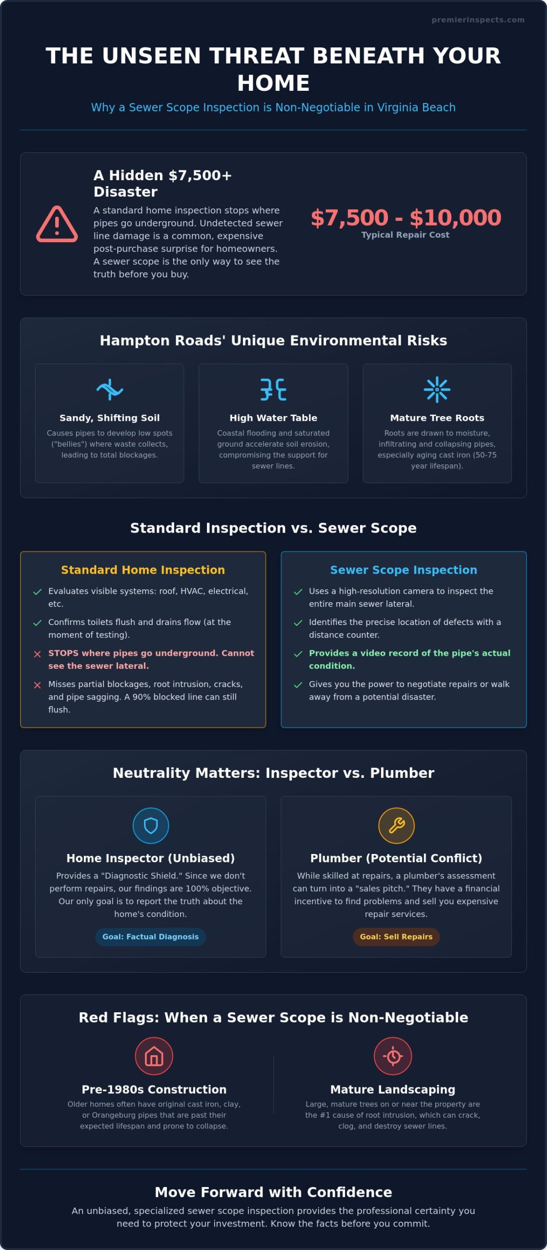 Sewer Scope Inspection Virginia Beach: Protecting Your Home from Underground Disasters