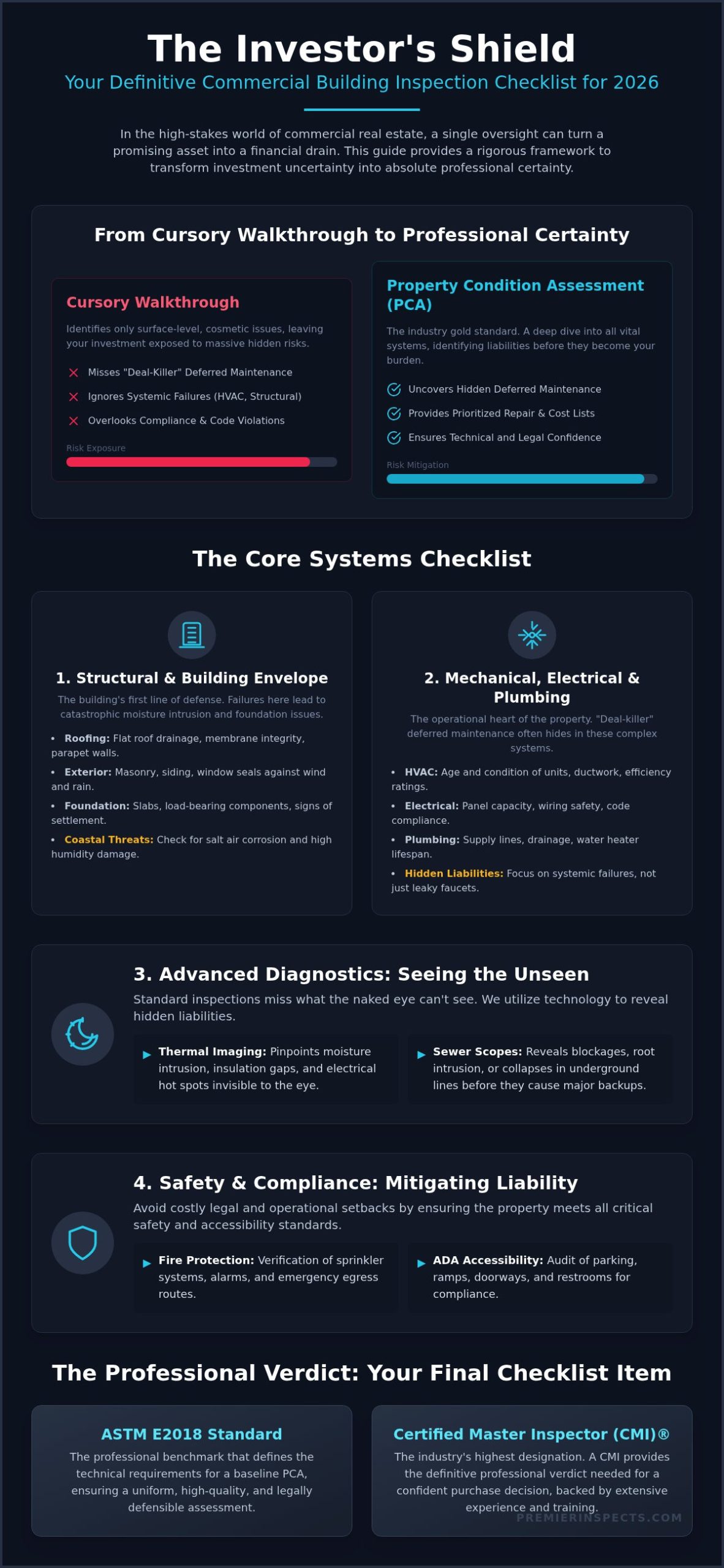 The Ultimate Commercial Building Inspection Checklist for 2026 Investors