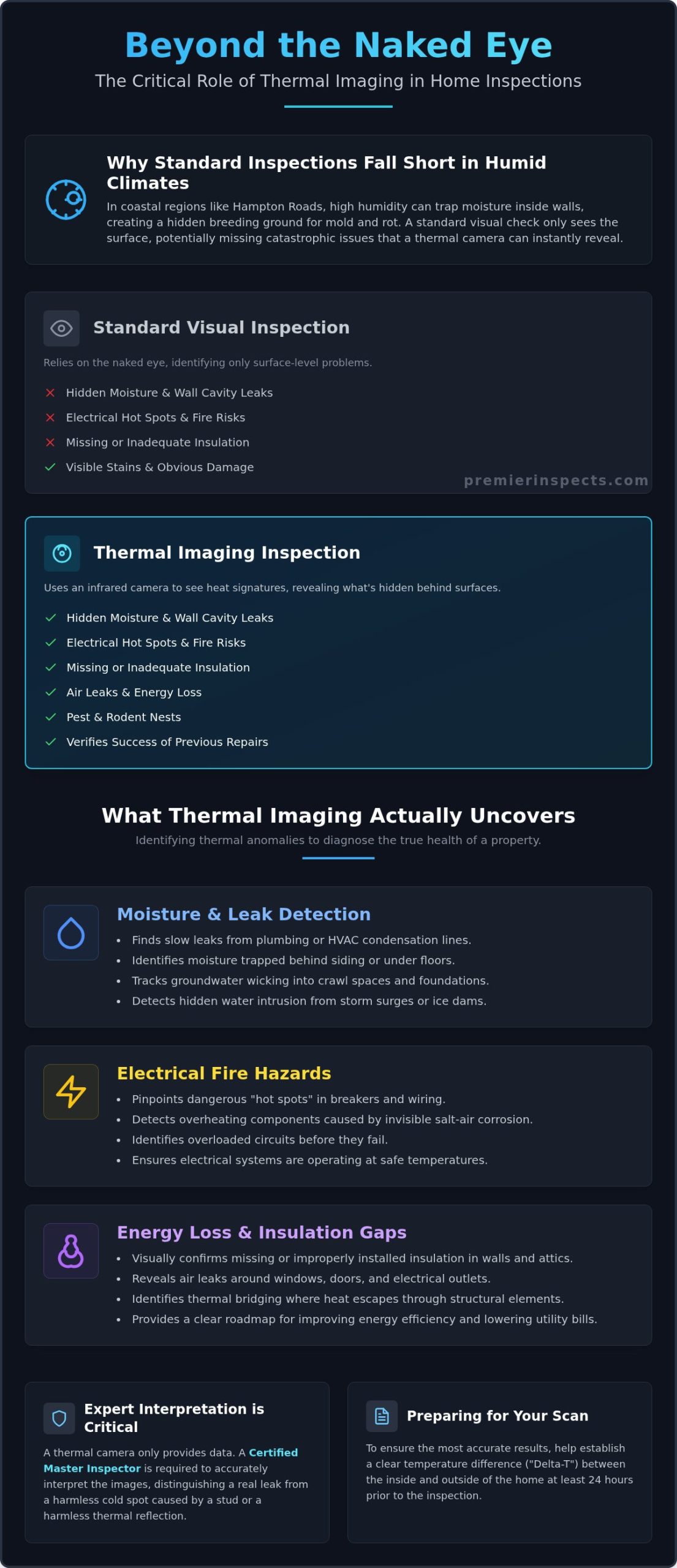 Thermal Imaging Inspection in Hampton Roads: Seeing Beyond the Visual